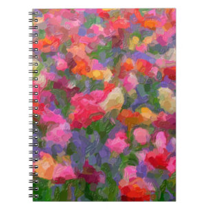Carnet Illustration colorée arrière - plan avec différent