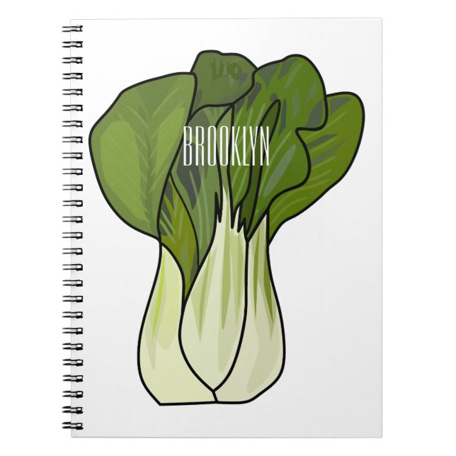 Carnet Illustration de Bok choy (Devant)