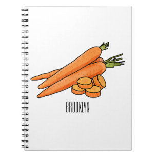 Carnet Illustration de carotte