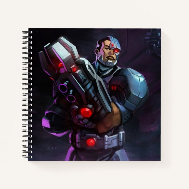 Carnet Illustration de Cyborg en crise infinie (Devant)
