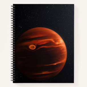 Carnet Illustration De Exoplanet Vhs 1256 B Et Ses Étoile