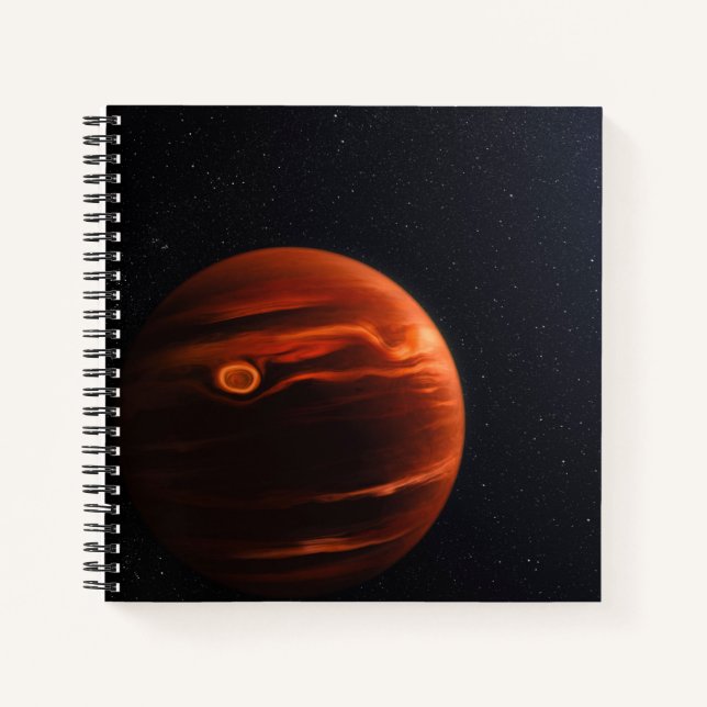 Carnet Illustration De Exoplanet Vhs 1256 B Et Ses Étoile (Devant)