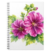 Illustration de fleur aquarelle violette 