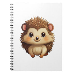 Carnet Illustration de hérisson de dessin