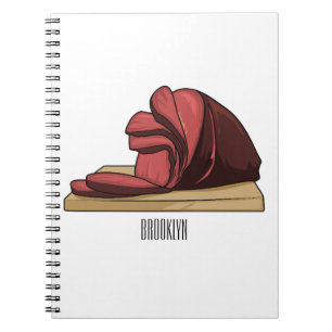 Carnet Illustration de jambon