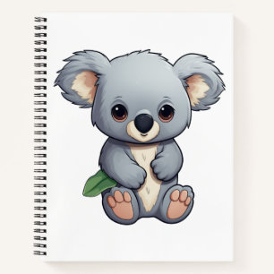 Carnet Illustration de koala du dessin animé