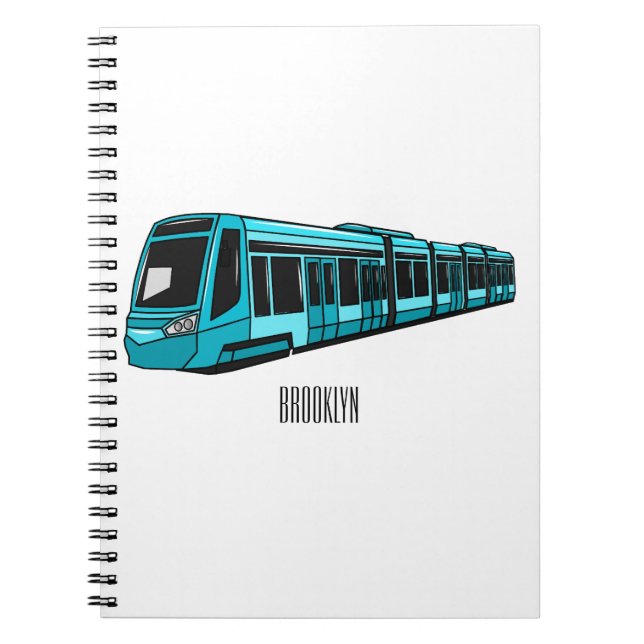 Carnet Illustration de locomotive électrique (Devant)