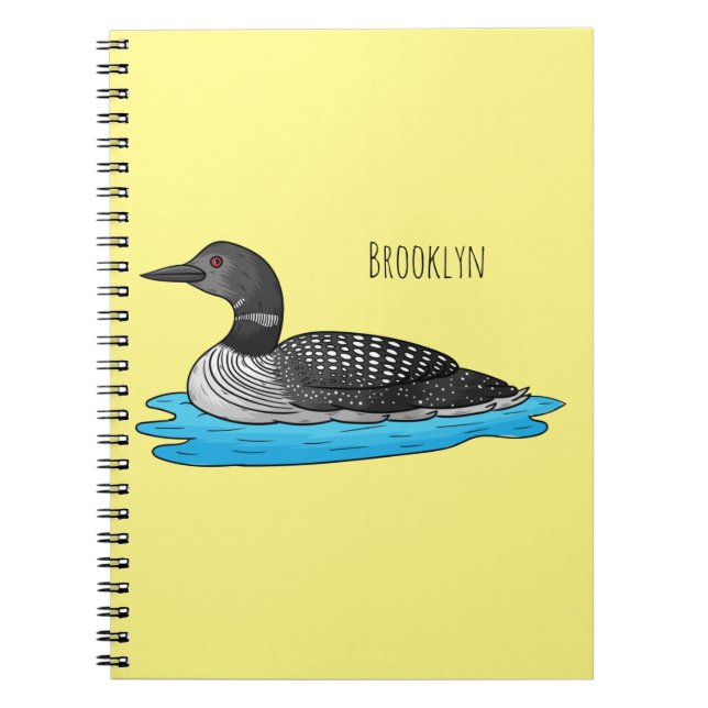 Carnet Illustration de Loon bird (Devant)