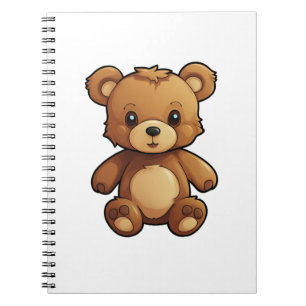 Carnet Illustration de l'ours de dessin