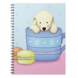 Carnet Illustration de l'ours polaire mou