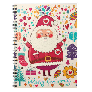 Carnet Illustration de Noël du Père Noël