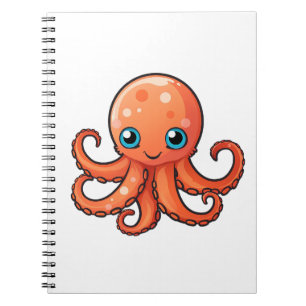 Carnet Illustration de poulpe de dessin