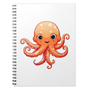 Carnet Illustration de poulpe de dessin
