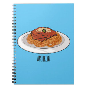 Carnet Illustration de Spaghetti