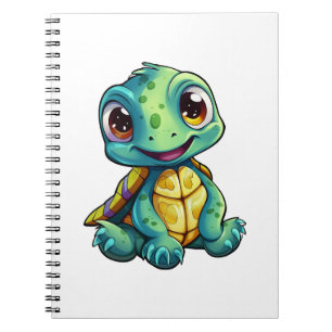 Carnet Illustration de tortue caricaturale