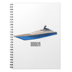Carnet Illustration de yacht