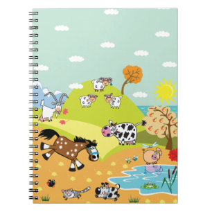 Carnet illustration d'enfants