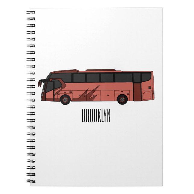 Carnet Illustration du bus (Devant)