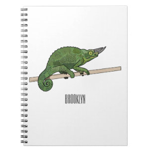 Carnet Illustration du caméléon de Jackson