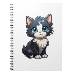 Carnet Illustration du chat de dessin