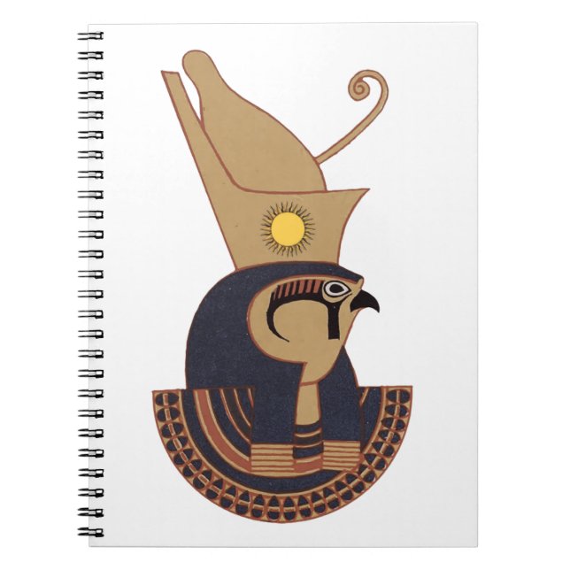 Carnet Illustration du dieu égyptien Horus antique (Devant)