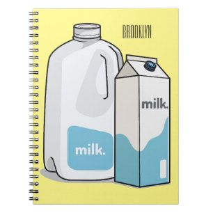 Carnet Illustration du lait