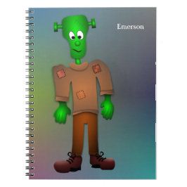 Carnet Illustration du Monstre sympa - Nom personnalisé