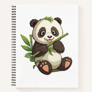 Carnet Illustration du panda de dessin