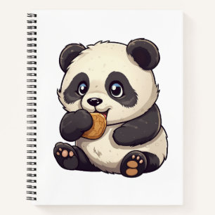 Carnet Illustration du panda de dessin