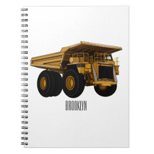Carnet Illustration d'un camion à grande échelle
