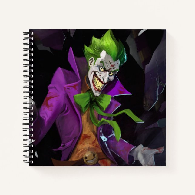 Carnet Illustration d'un joker en crise infinie (Devant)