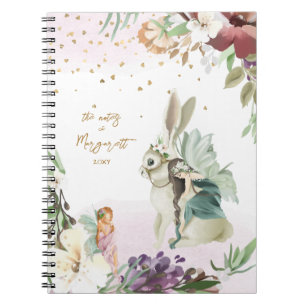 Carnet Illustration Enchantée Forêt Jolie Fée Girl