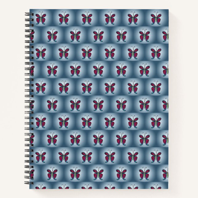 Carnet Illustration papillon (Devant)