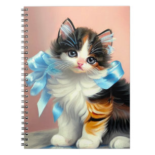 Carnet Illustration vintage Calico Kitten