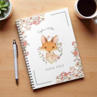 Illustration vintage de renard de bois avec votre 