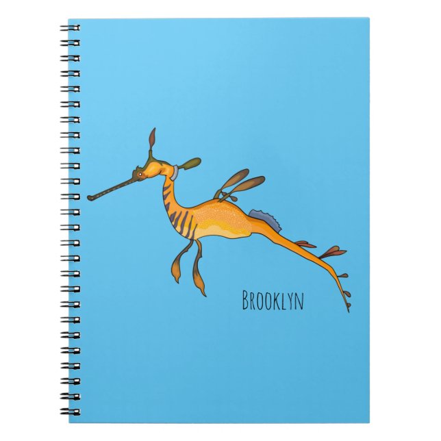 Carnet Illustration Weedy seadragon (Devant)