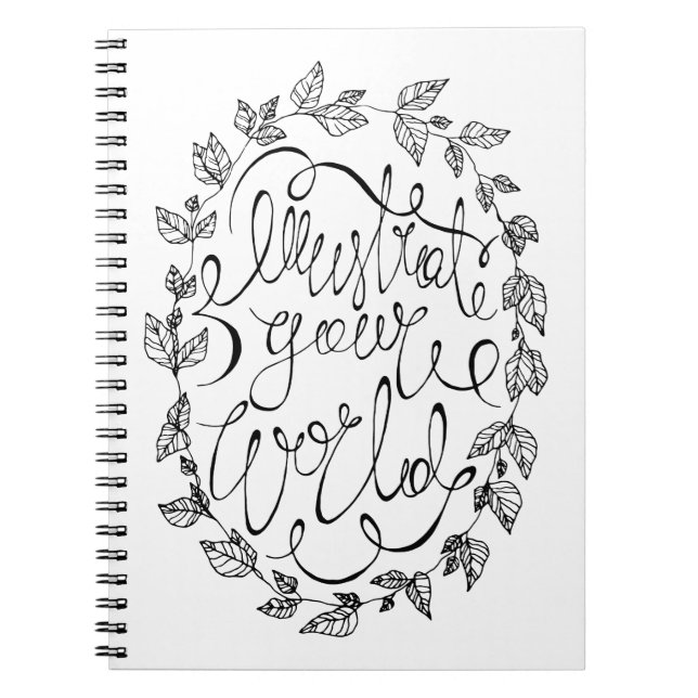 Carnet Illustrer votre calligraphie mondiale (Devant)