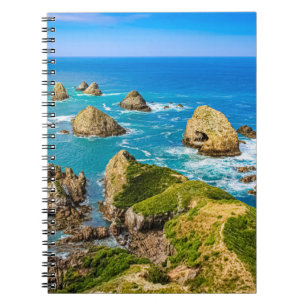 Carnet îlots Nugget Point, Nouvelle-Zélande