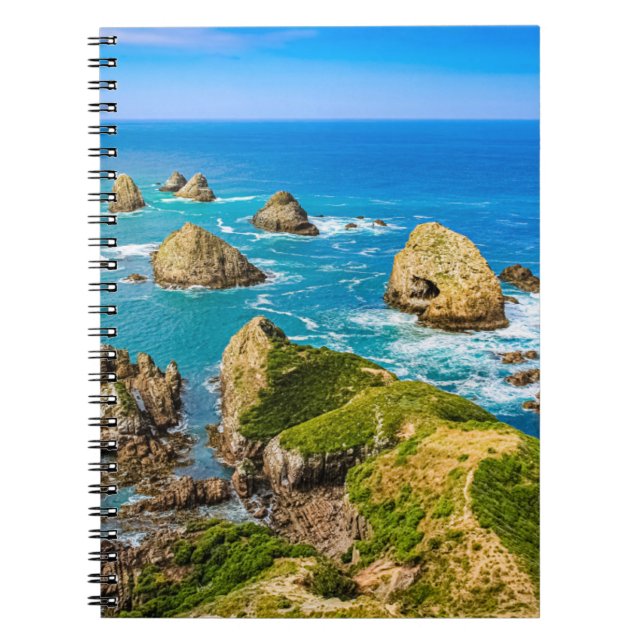 Carnet îlots Nugget Point, Nouvelle-Zélande (Devant)