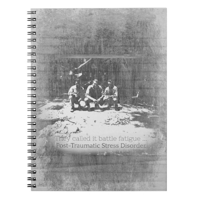 Carnet Ils l'ont appelé bataille Fatigue PTSD Sensibilisa (Devant)