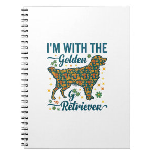 Carnet Im Chien Golden Retriever Halloween Citrouilles Fe