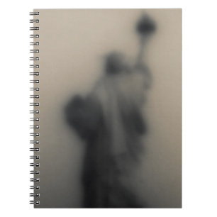 Carnet Image diffuse de la statue de la liberté