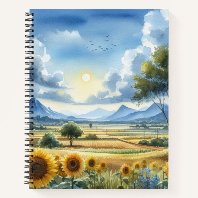 Carnet Images de la nature aquarelle (Devant)