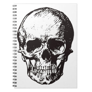 Carnet Imaginaire crâne Art Rock Punk Métal lourd
