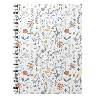 Carnet Imaginaire floral élégant