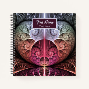 Carnet Imaginaire surréel Abstrait Heartbeat Nom fractal
