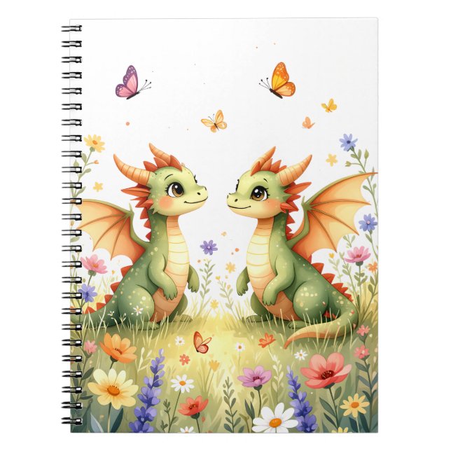 Carnet Imaginaire Twin Baby Dragons (Devant)