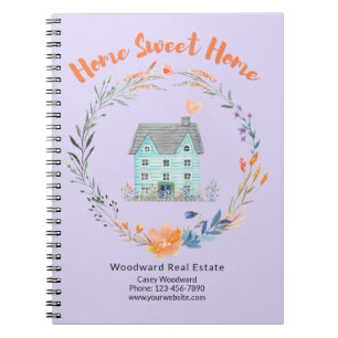 Carnet Immobilier Maison Sweet Home Budget Marketing Chic