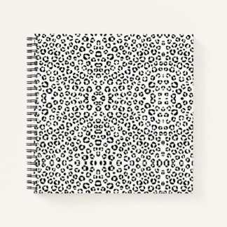 Carnet Impression d'animaux en noir et blanc