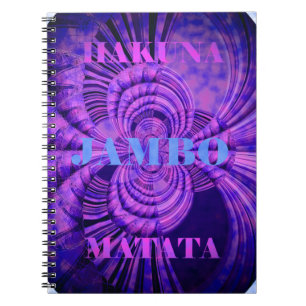 Carnet Impression d'art Cosmic Hakuna
